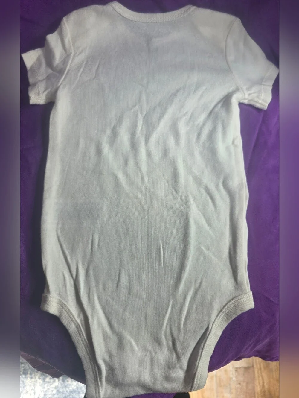 Carter's White Bear and Camp Graphic One-Piece- 12 Months